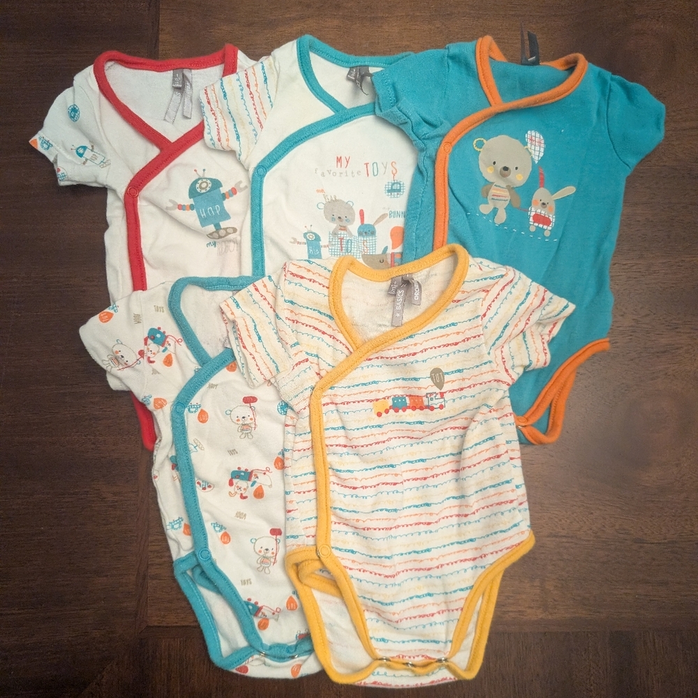 One Month Bodysuits